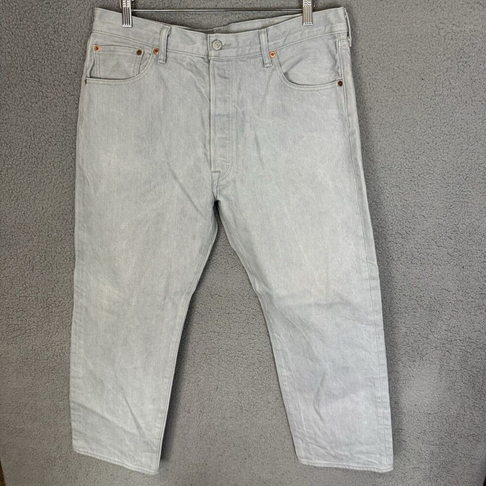 Levi's 501 Jeans Men's 38x29 Blue Original Fit Straight Leg Button Fly Denim